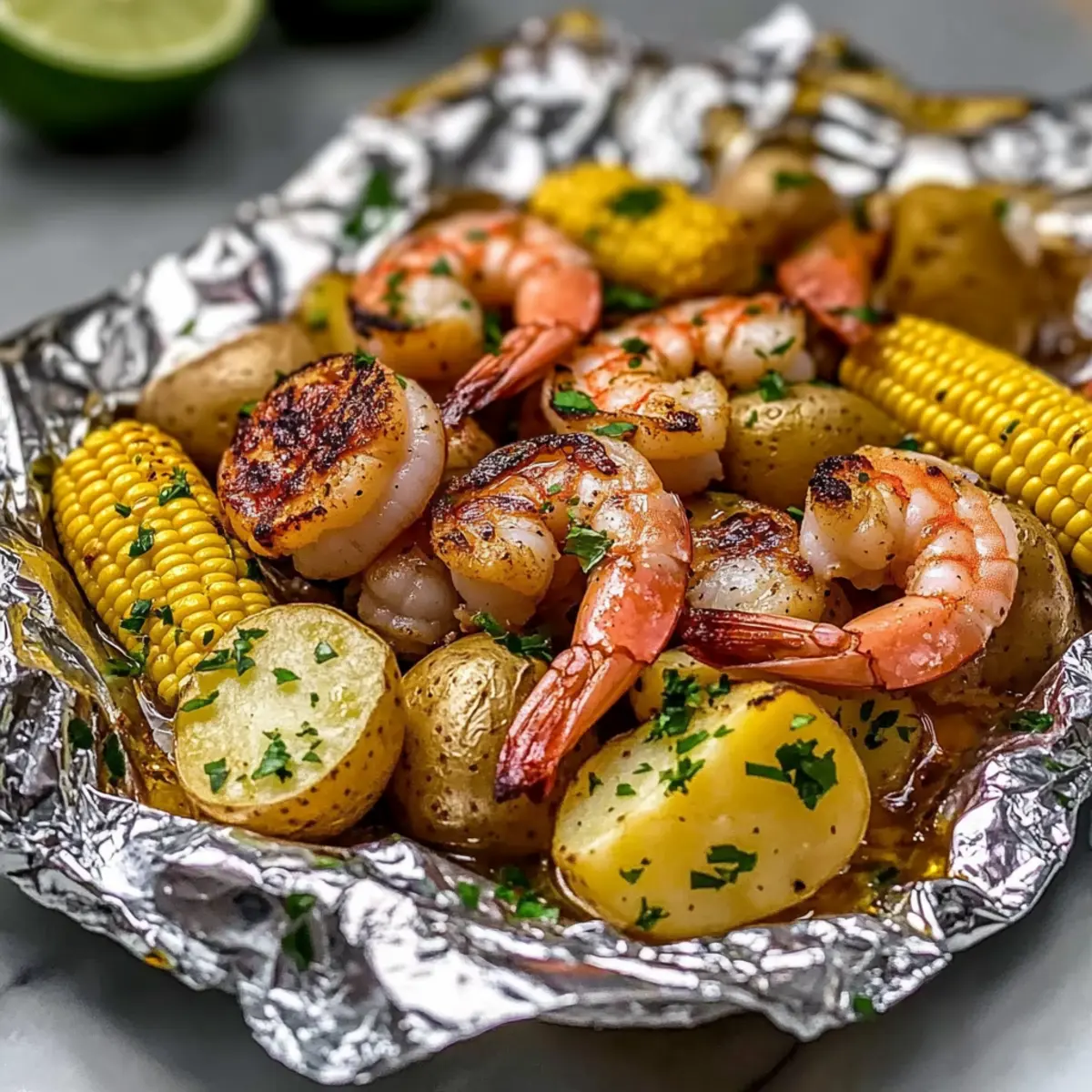 Unlock Summer Flavor: Spicy Grilled Shrimp in Foil Bliss