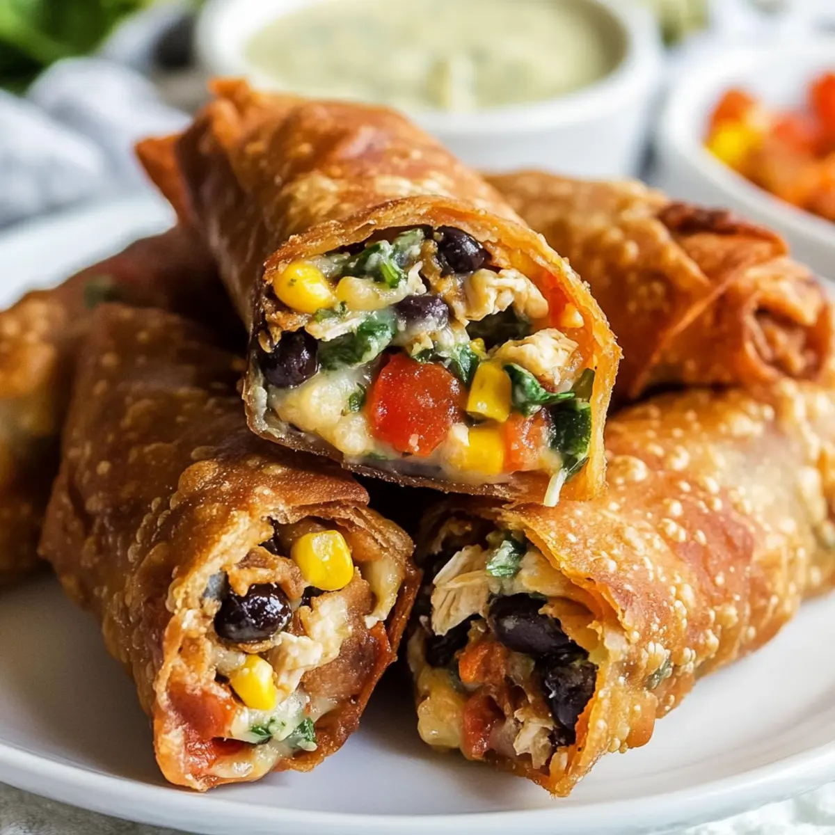 Crunchy Southwest Egg Rolls – Your New Favorite Snack!