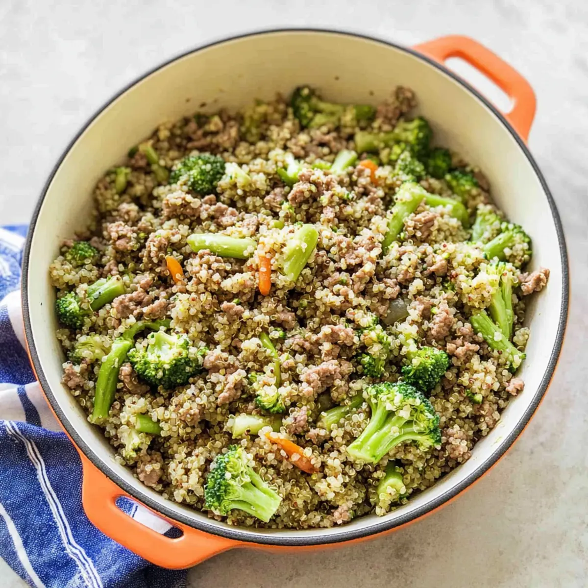 Korean Ground Beef and Broccoli Quinoa: A Family Favorite!
