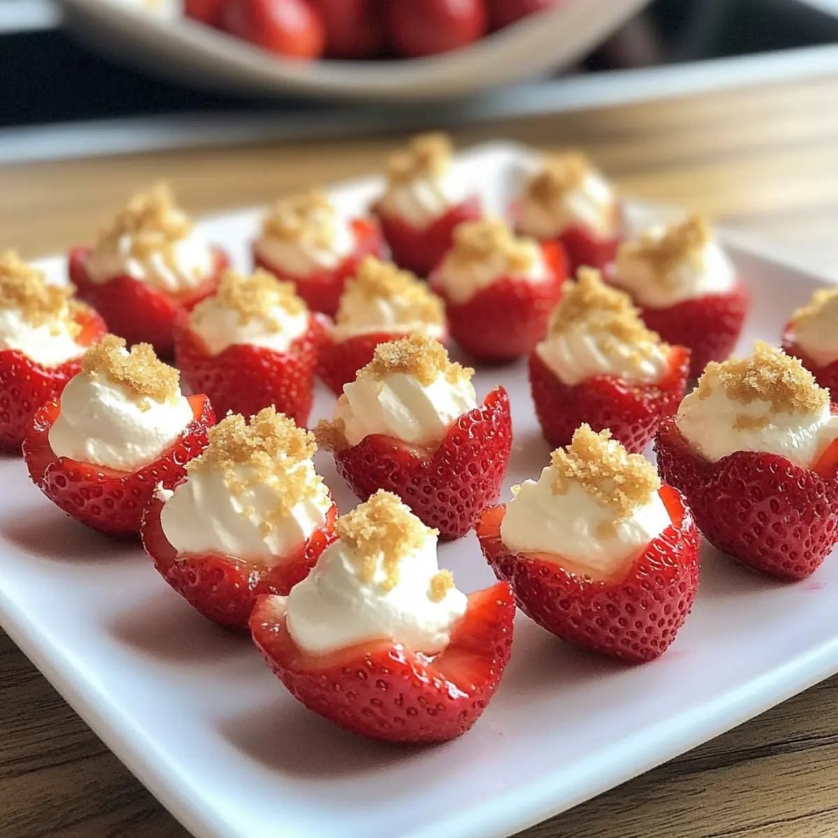 Deviled Strawberries: A Sweet Twist on Cheesecake Delights
