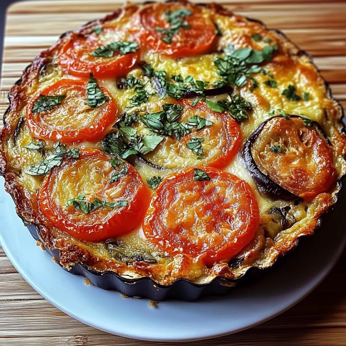 Savory Summer Tomato and Eggplant Pie You’ll Love