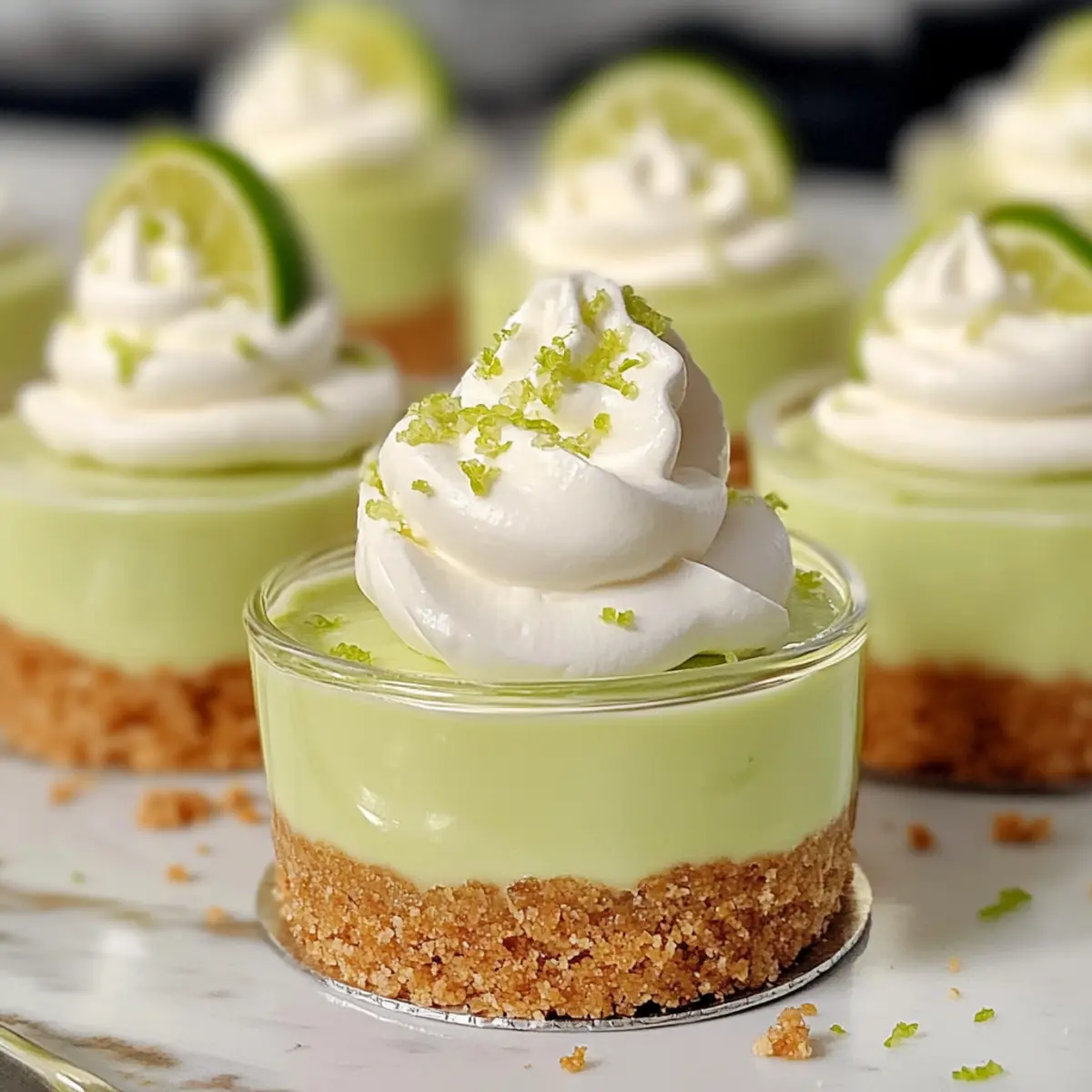 No-Bake Key Lime Cheesecake Cups for Effortless Indulgence