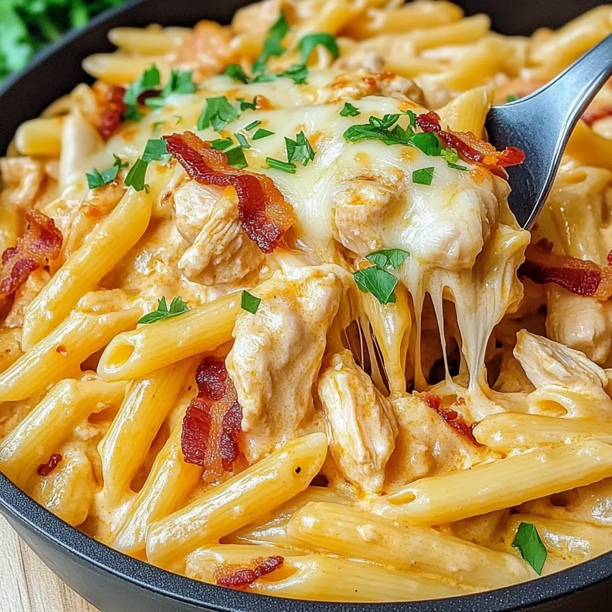 Creamy Crack Chicken Penne for Quick Family Dinners