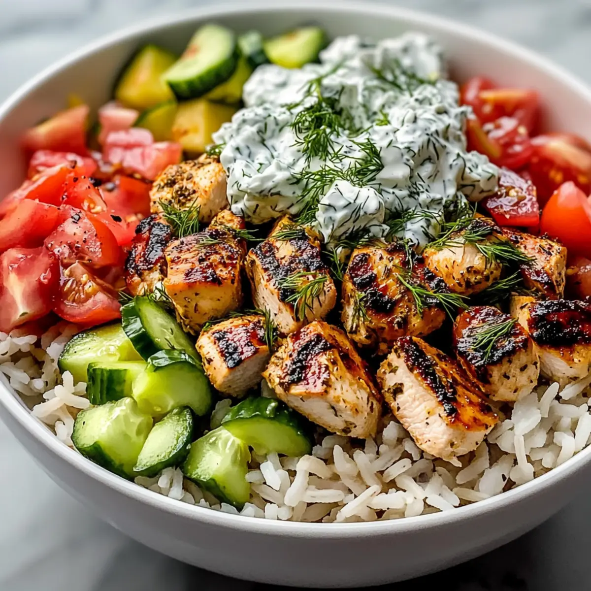 Mediterranean Lemon-Dill Chicken Bowls for Vibrant Meal Prep
