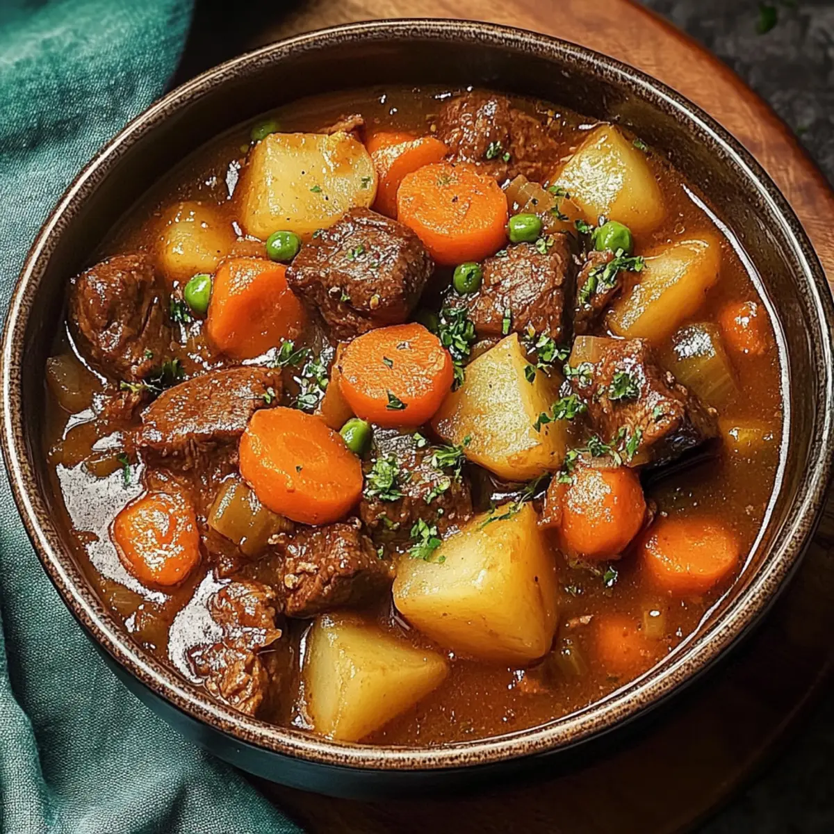 Hearty Beef and Vegetable Stew for Cozy Family Nights