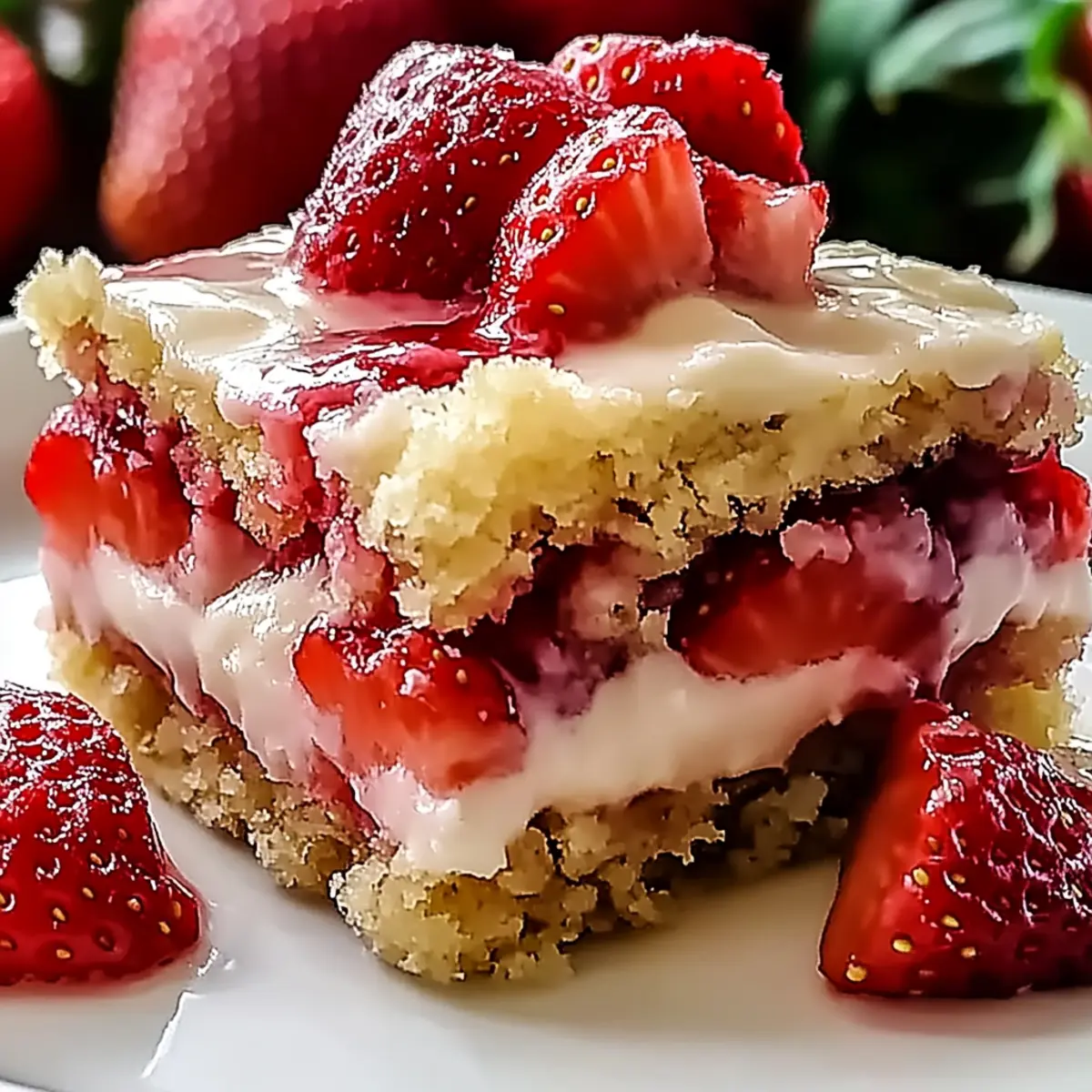 Delicious Strawberry Shortcake Bars: Quick and Easy Delight