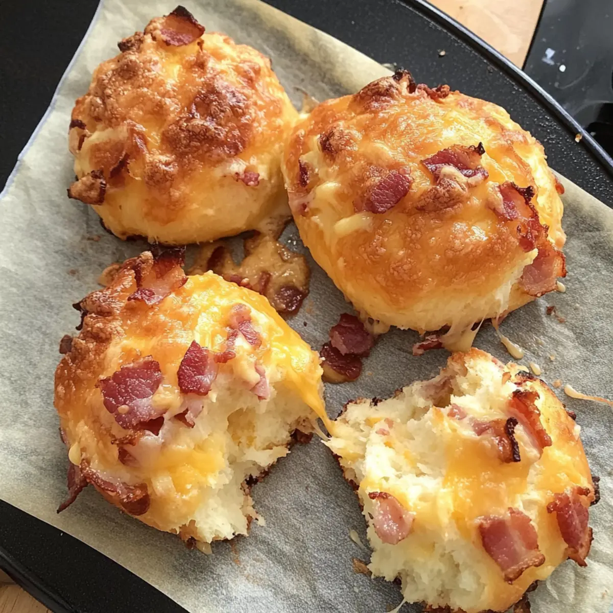 Fluffy Cheese and Bacon Rolls: Your New Favorite Snack