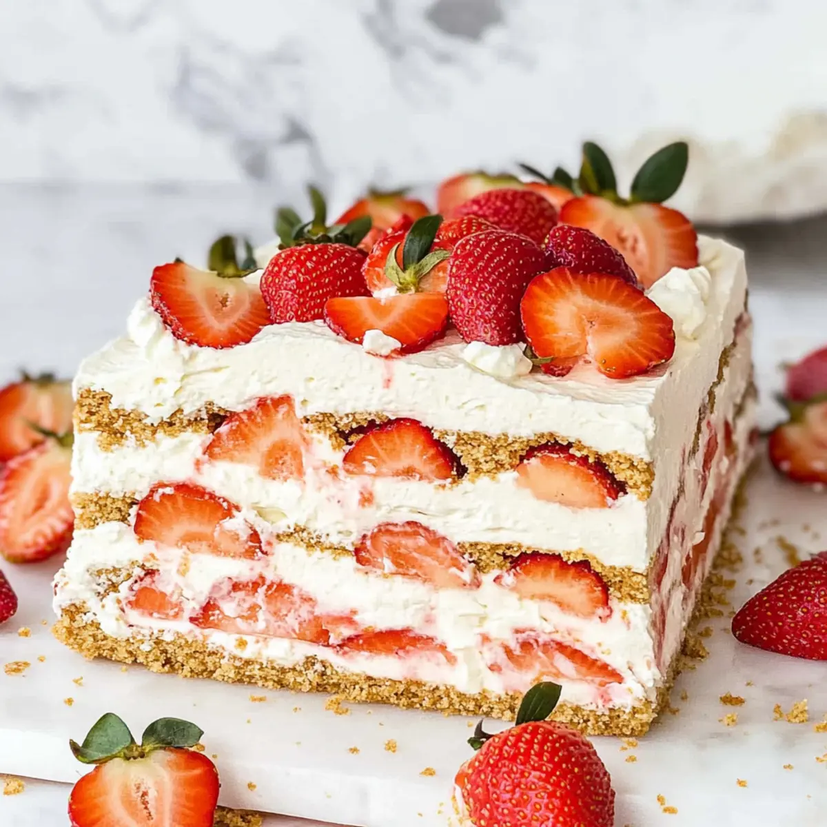 Delightful Strawberry Icebox Cake: No-Bake Summer Bliss