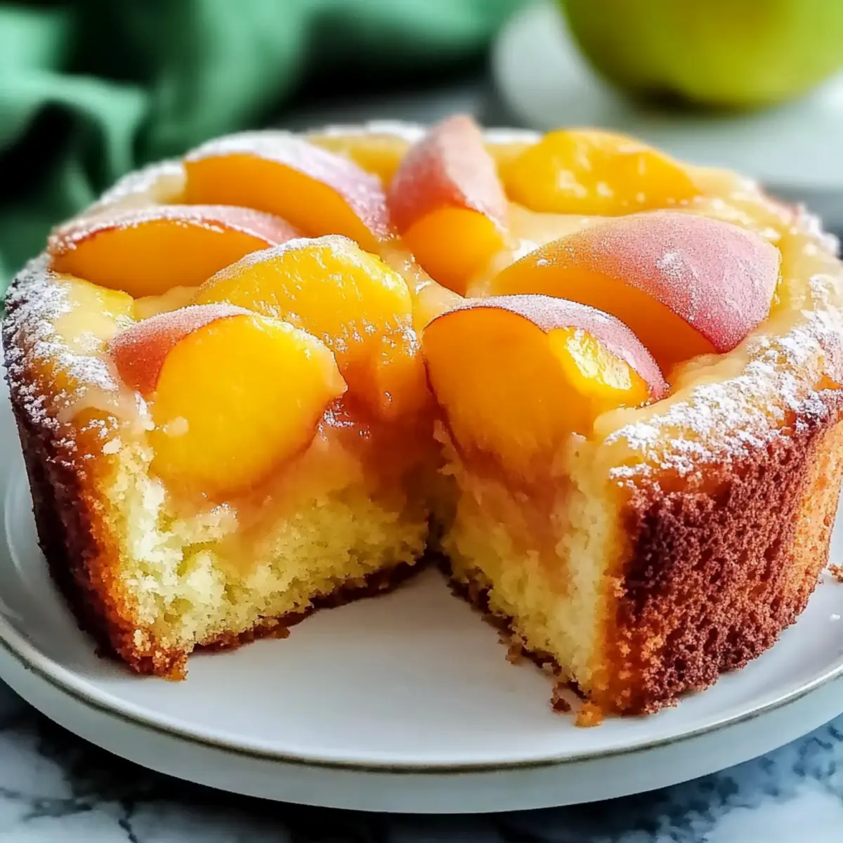 Delightful Summer Peach Cake That Whispers Warmth and Joy