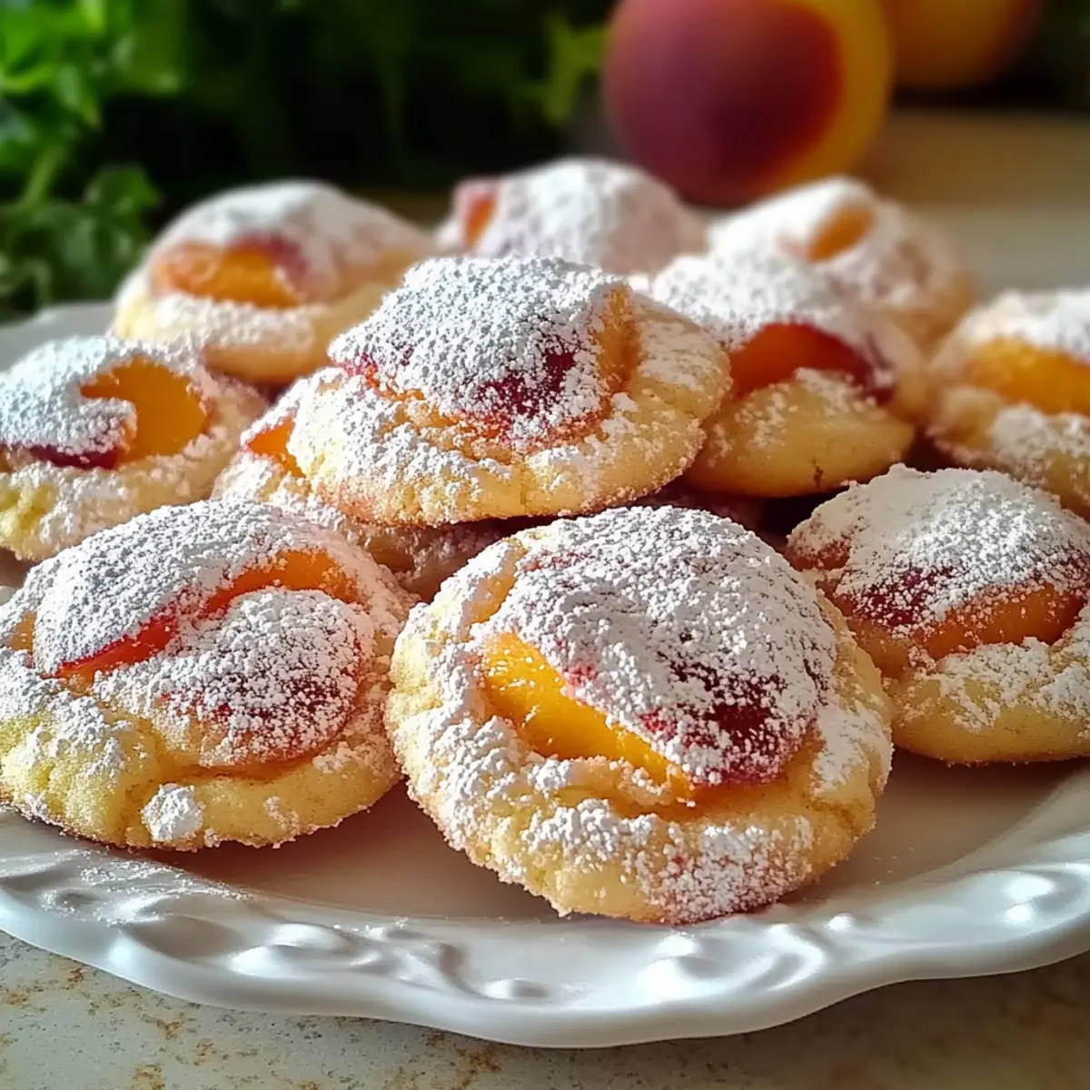 Italian Peach Summer Cookies That Will Brighten Your Day
