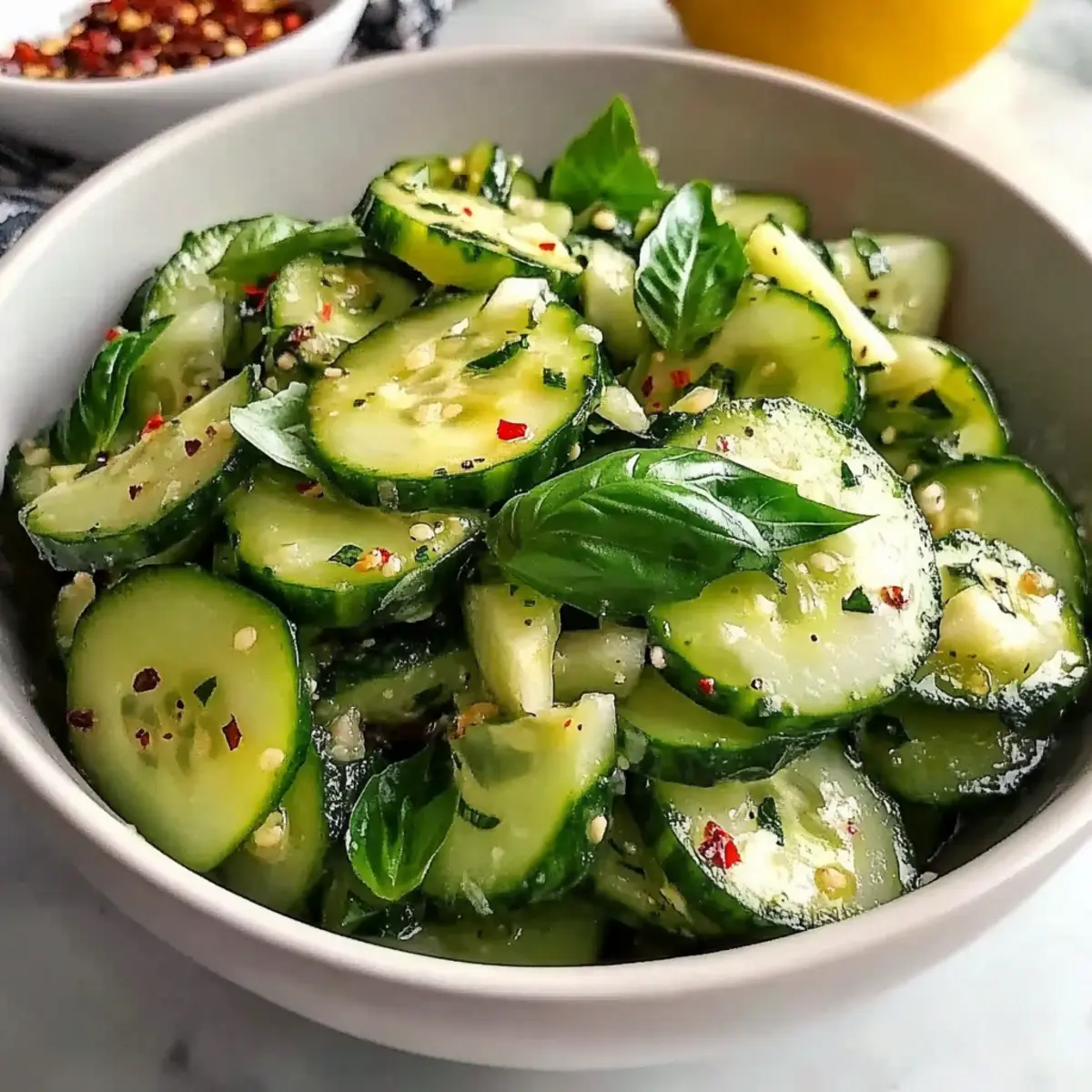 Cucumber and Basil Salad: A Refreshing Summer Delight