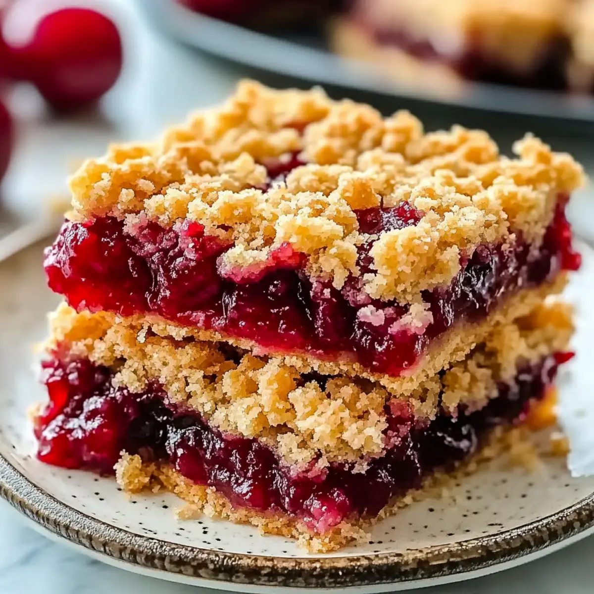 Quick Cherry Crumble Bars That Will Wow Your Taste Buds