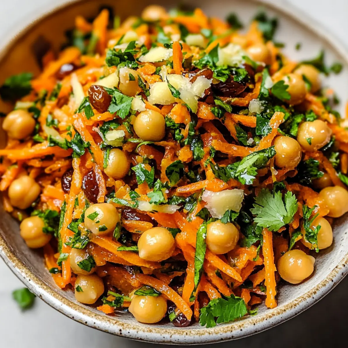Moroccan Carrot and Chickpea Salad: A Vibrant Vegan Treat