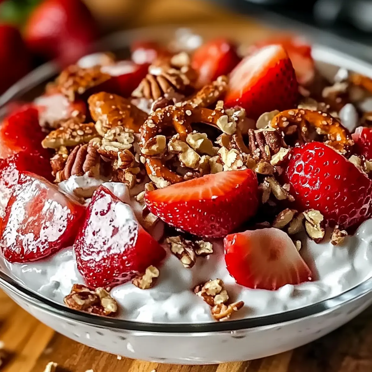 Strawberry Crackle Salad: Sweet Crunch for Summer Bliss