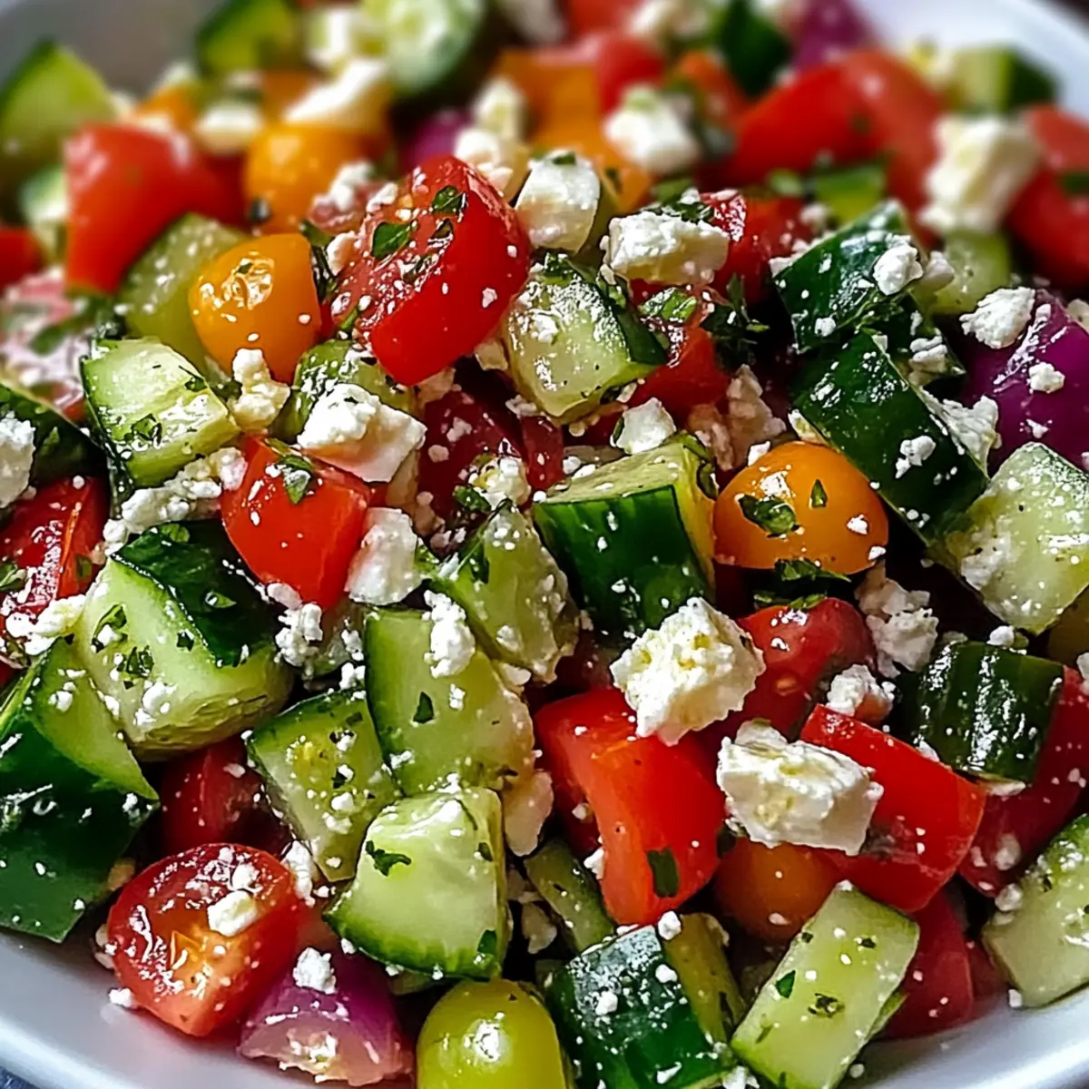 Vibrant Mediterranean Chopped Salad for a Fresh Summer Bite