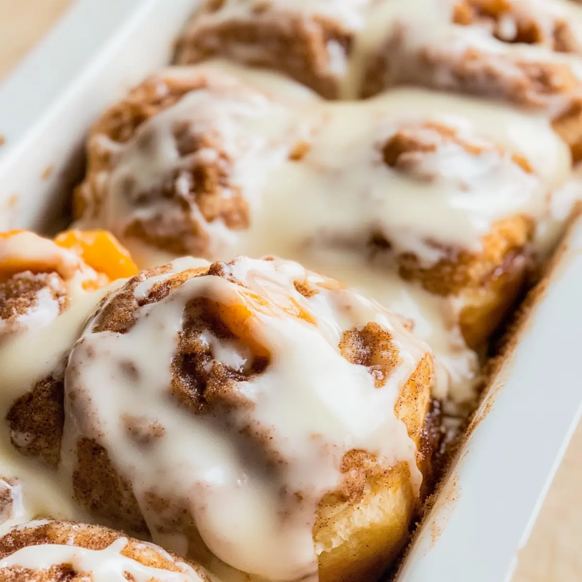 Irresistible Peach Cobbler Cinnamon Rolls for Cozy Mornings