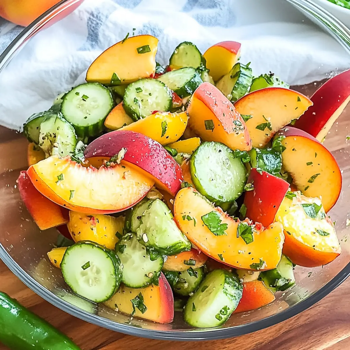 Peach Cucumber Salad: A Fresh Twist on Summer Flavor