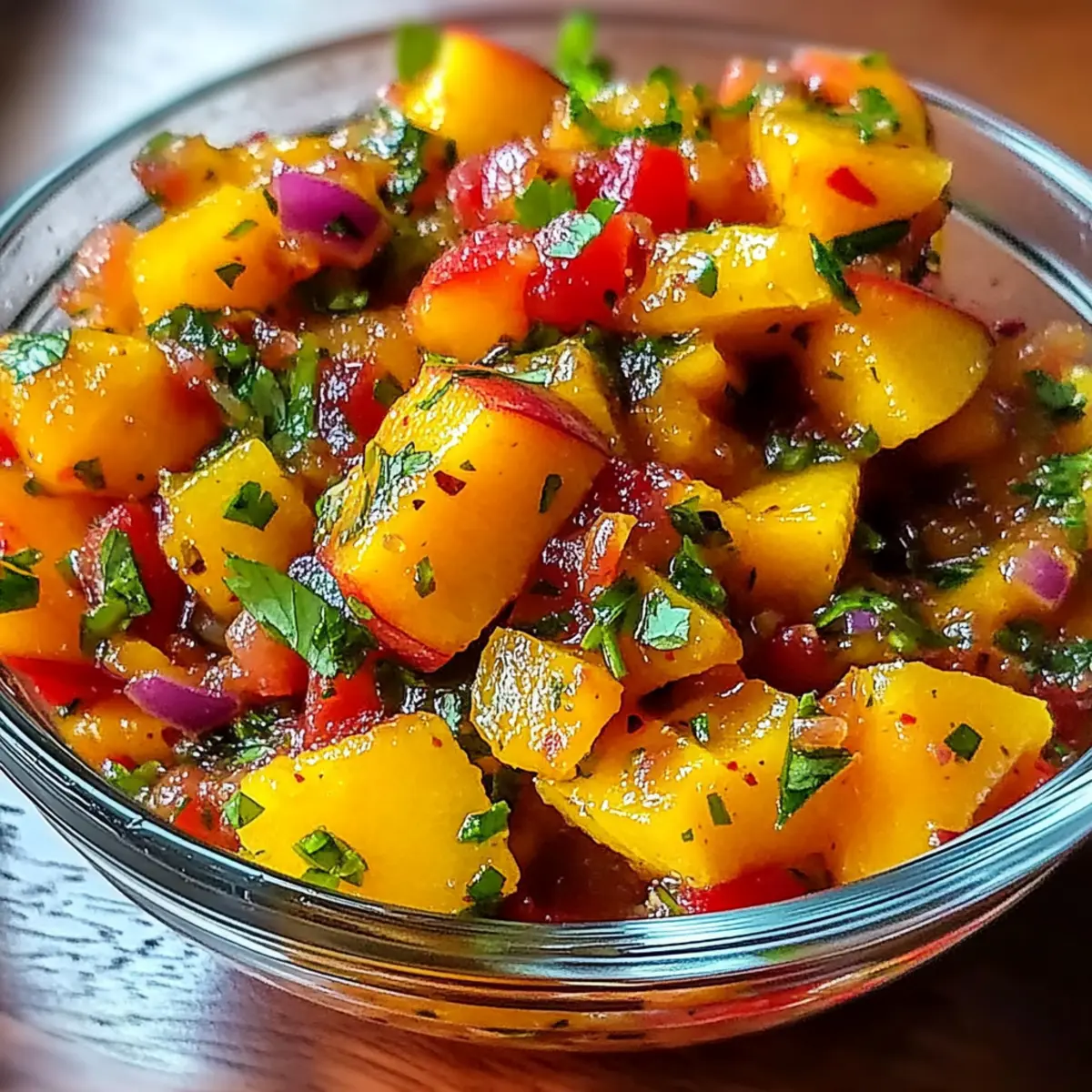 Sweet Spicy Peach Salsa for a Refreshing Summer Delight