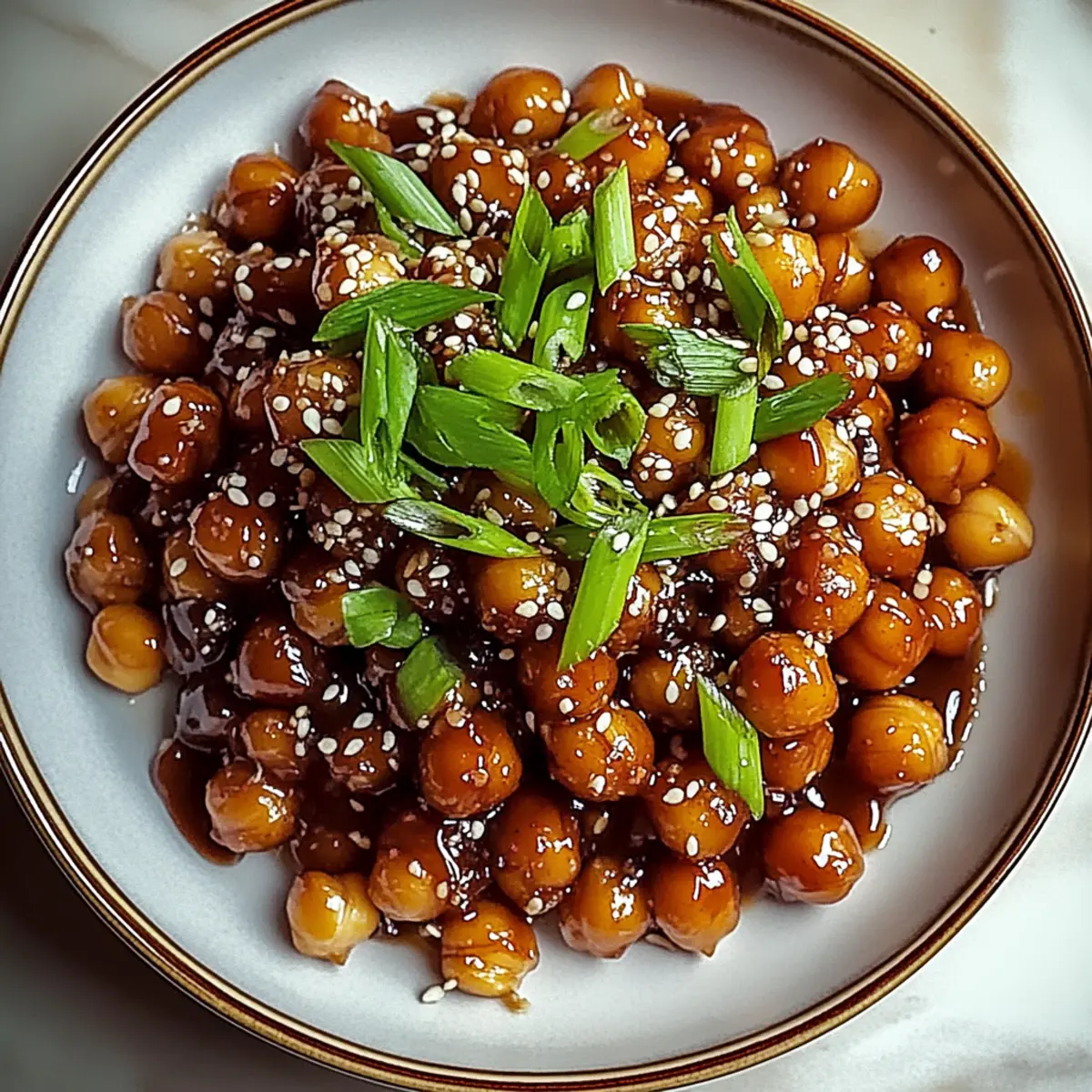 Vegan Sticky Sesame Chickpeas: A Tasty Protein Powerhouse