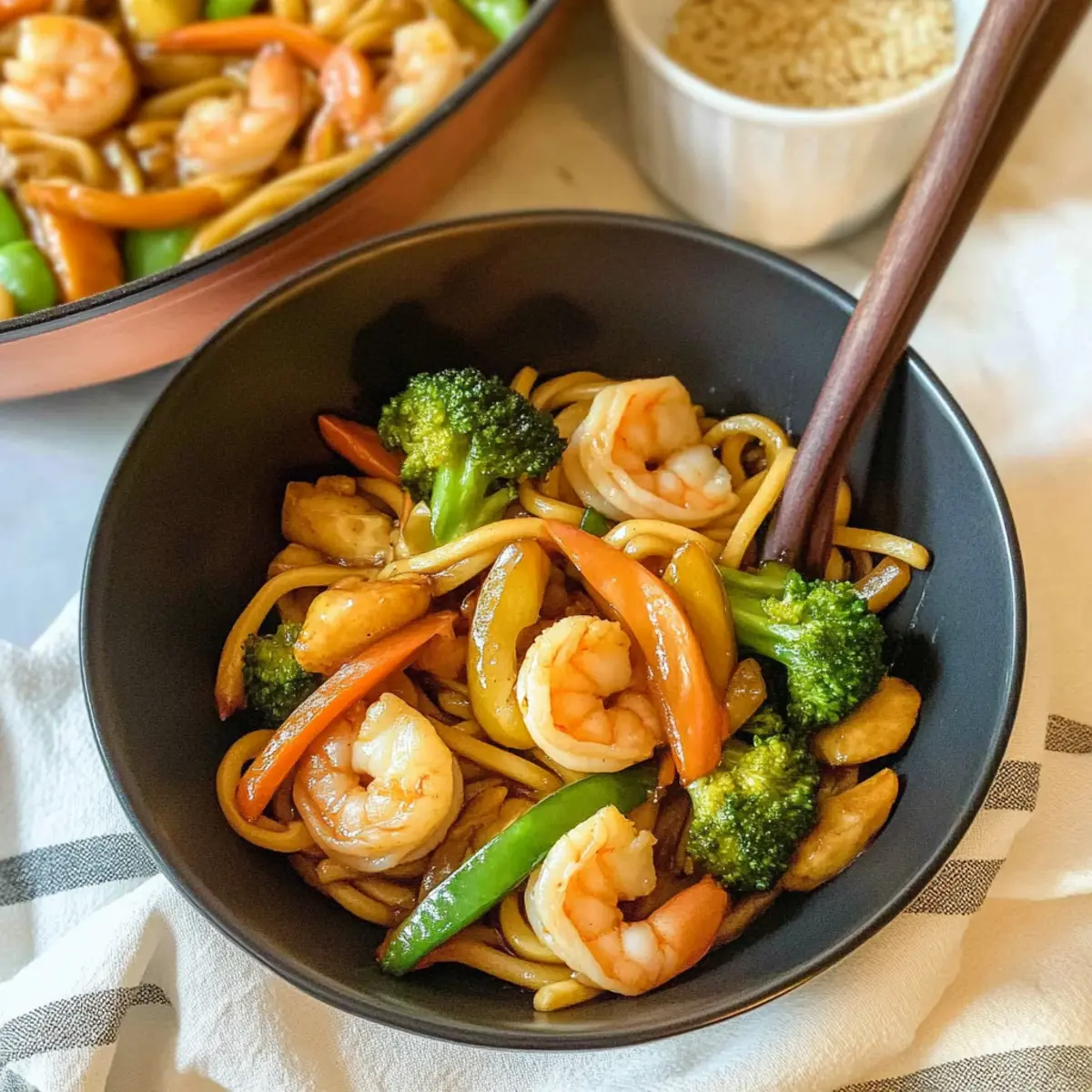 Easy, Flavor-Packed Shrimp Yaki Udon for Quick Dinners