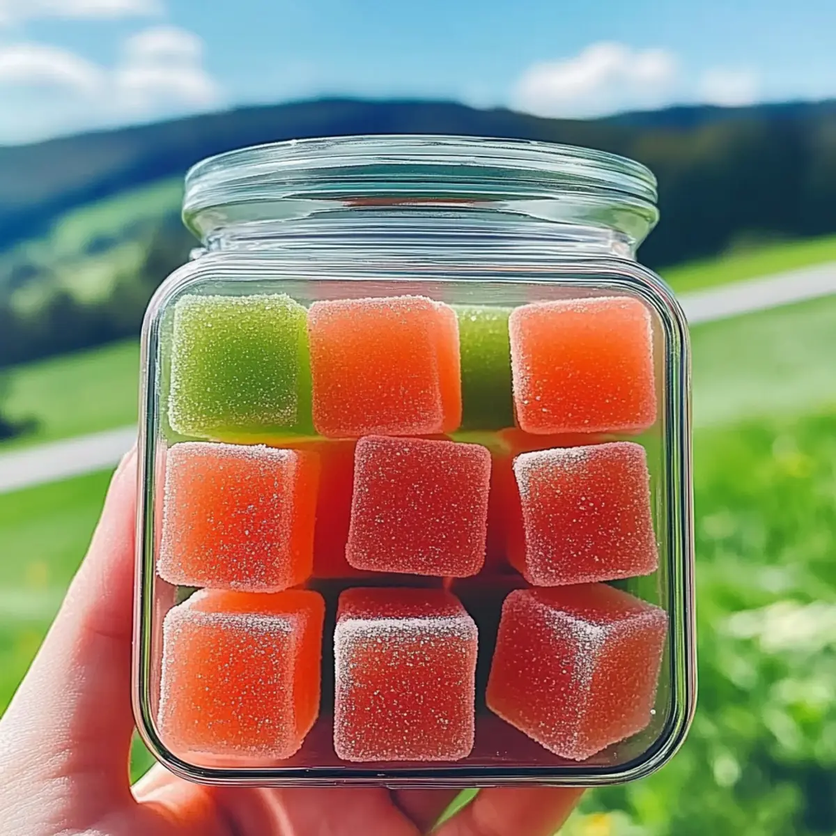 Homemade Sour Watermelon Gummies That Bring Summer Joy