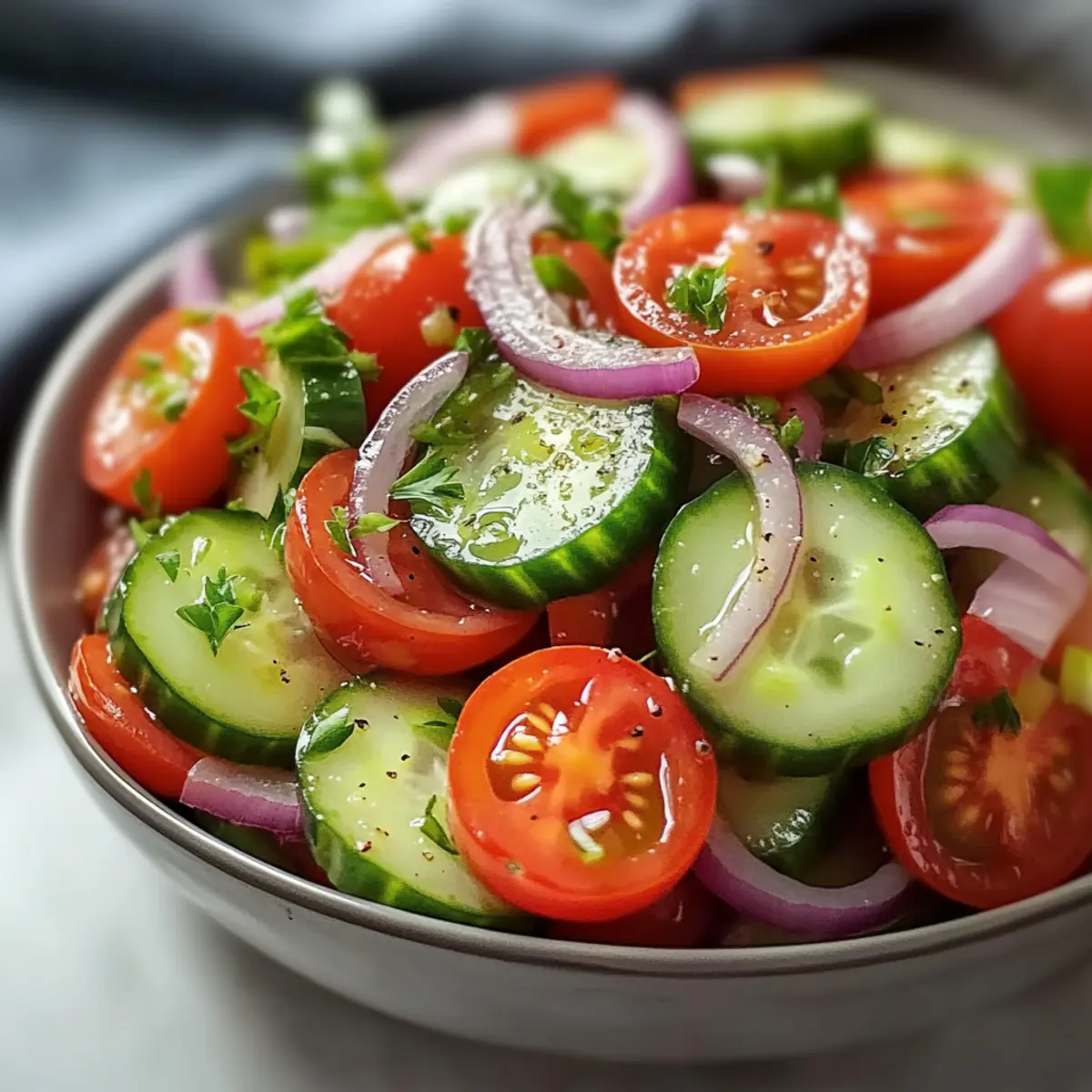 Cucumber Tomato Salad: Your Perfect Summer Refreshment