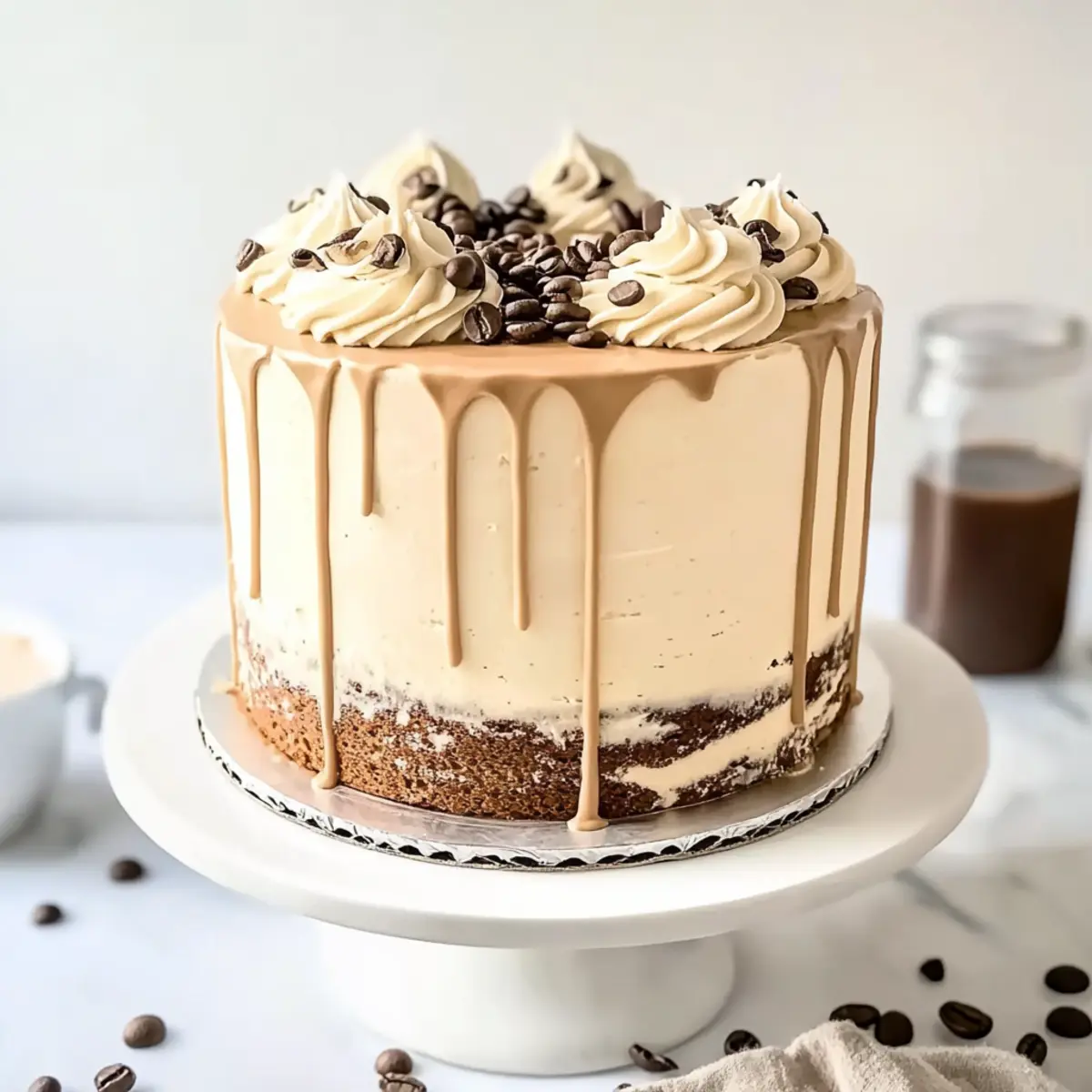 Decadent White Chocolate Mocha Cake You Can’t Resist