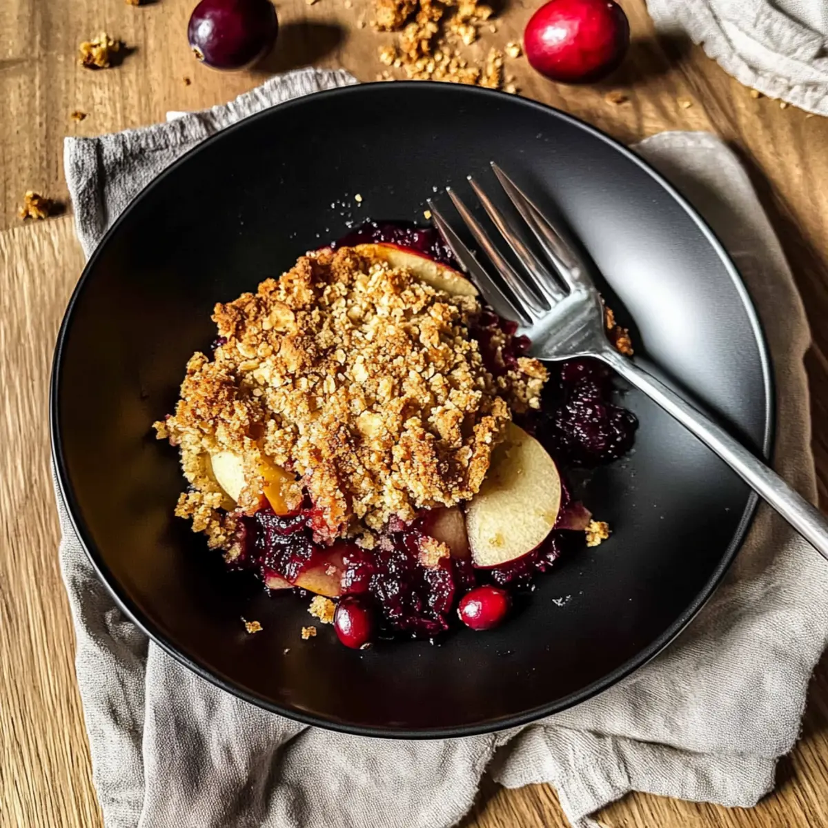 Warm and Cozy Apple Cranberry Crisp for Fall Bliss