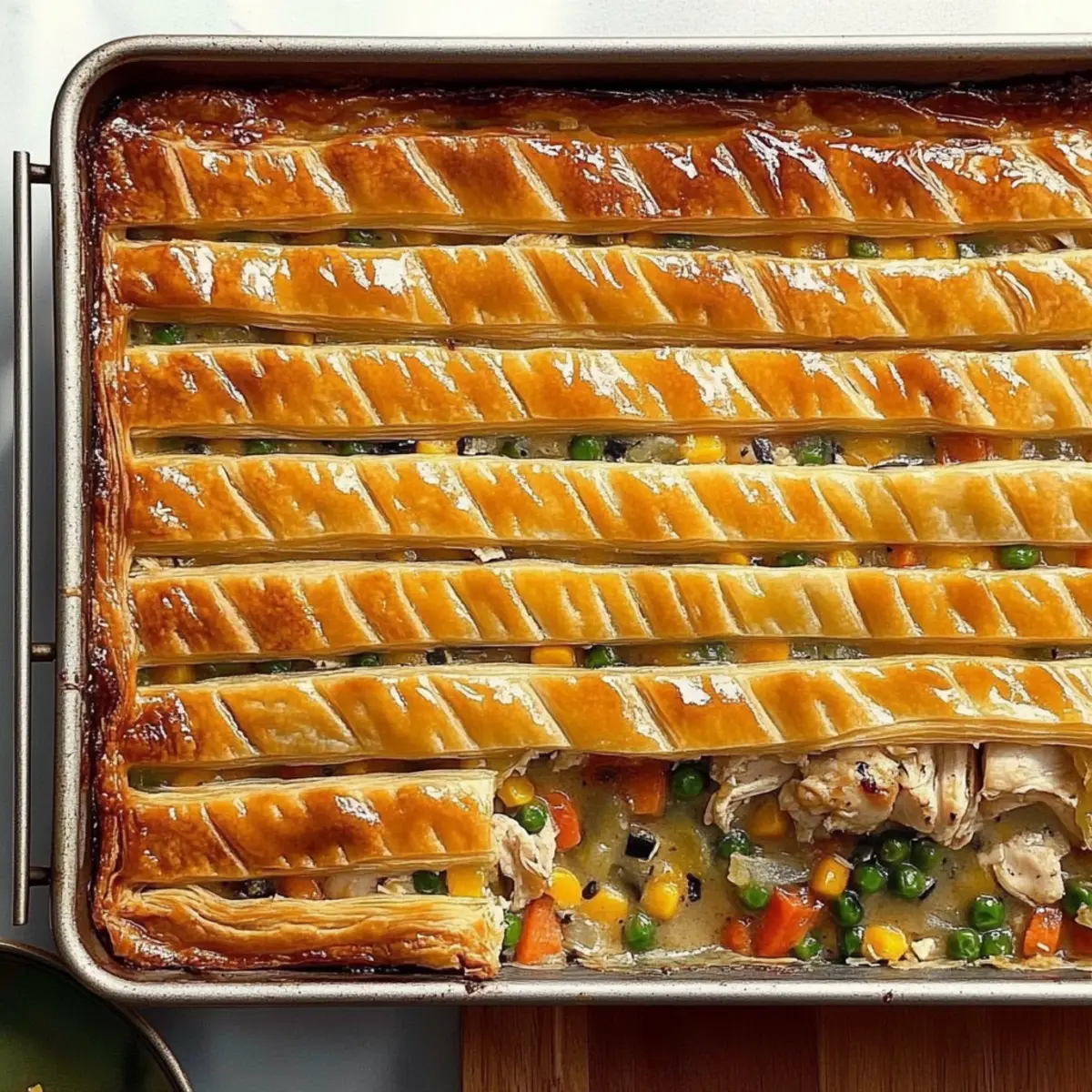 Sheet-Pan Chicken Potpie for Ultimate Cozy Comfort Meals