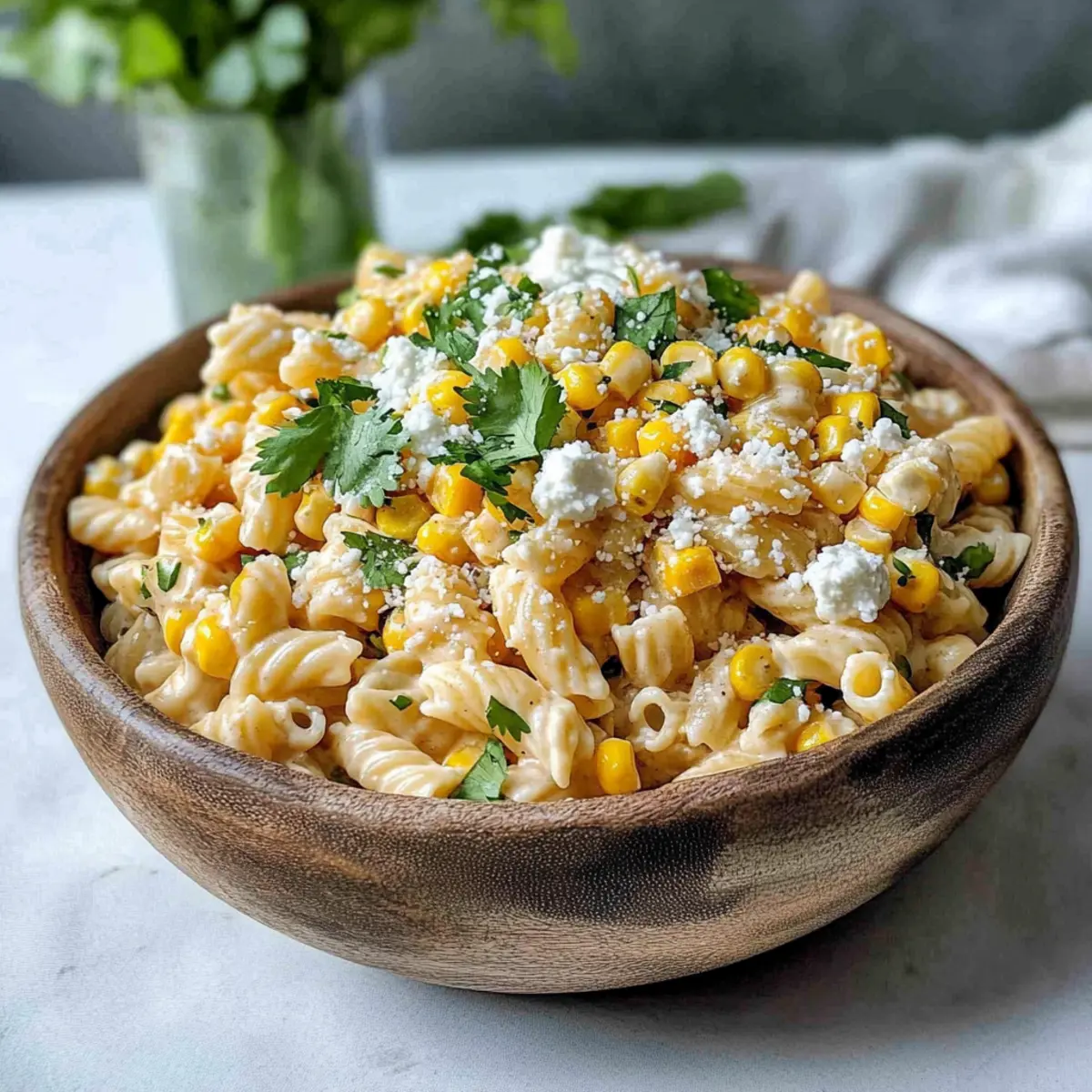 Mexican Street Corn Pasta Salad: A Creamy Summer Delight