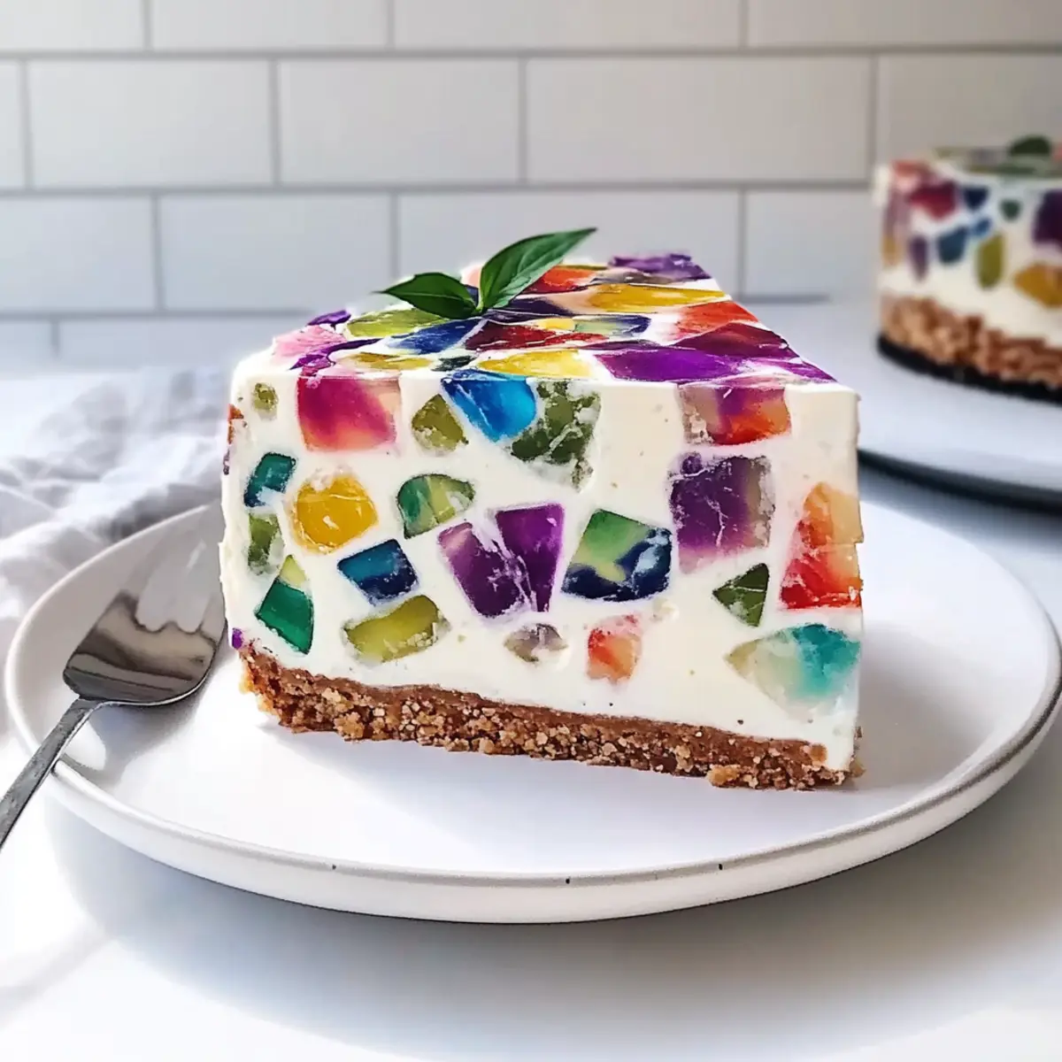 Stunning Terrazzo Cheesecake: No-Bake Beauty to Impress
