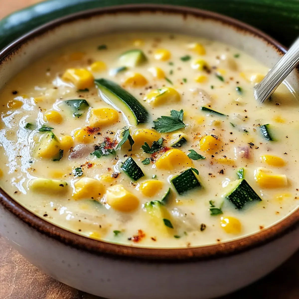 Creamy Summer Corn and Zucchini Chowder You’ll Love