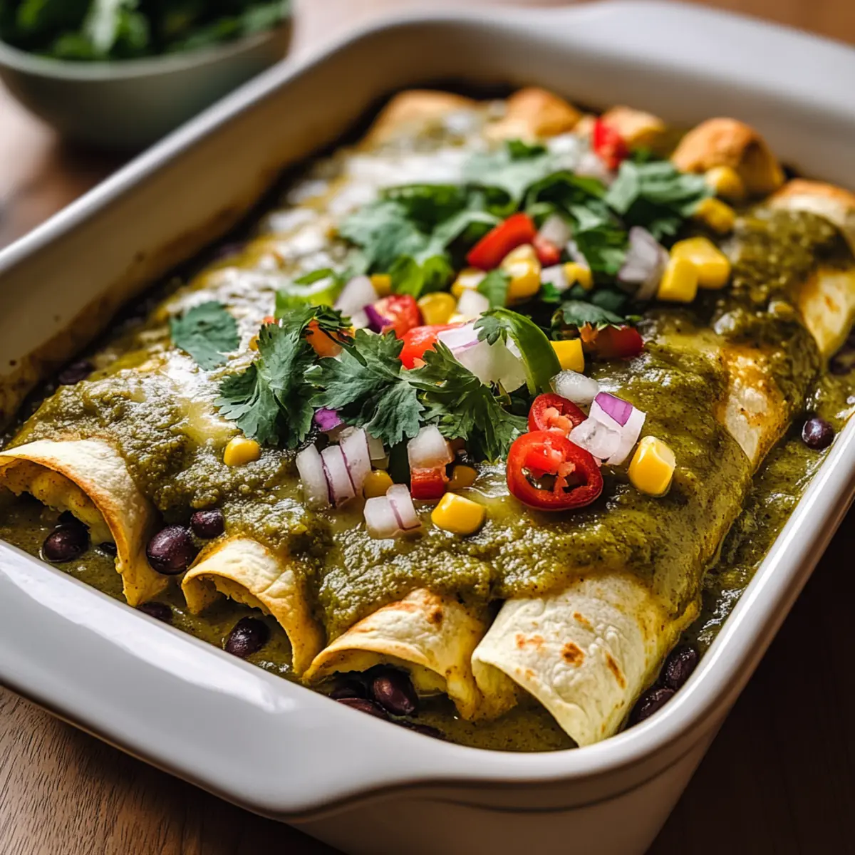 Hearty Potato Green Chili Enchiladas for Cozy Nights