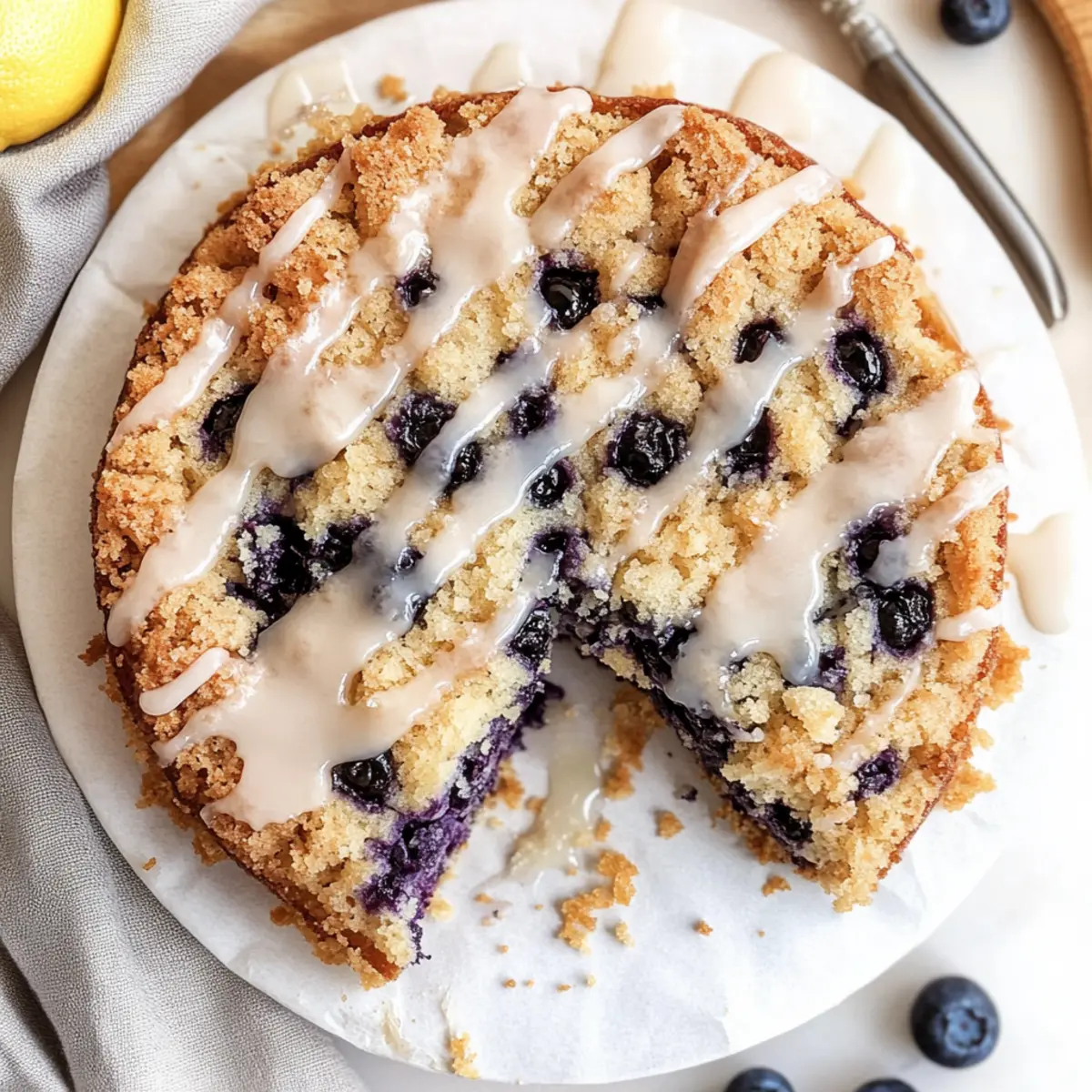 Deliciously Moist Blueberry Coffee Cake to Brighten Your Day