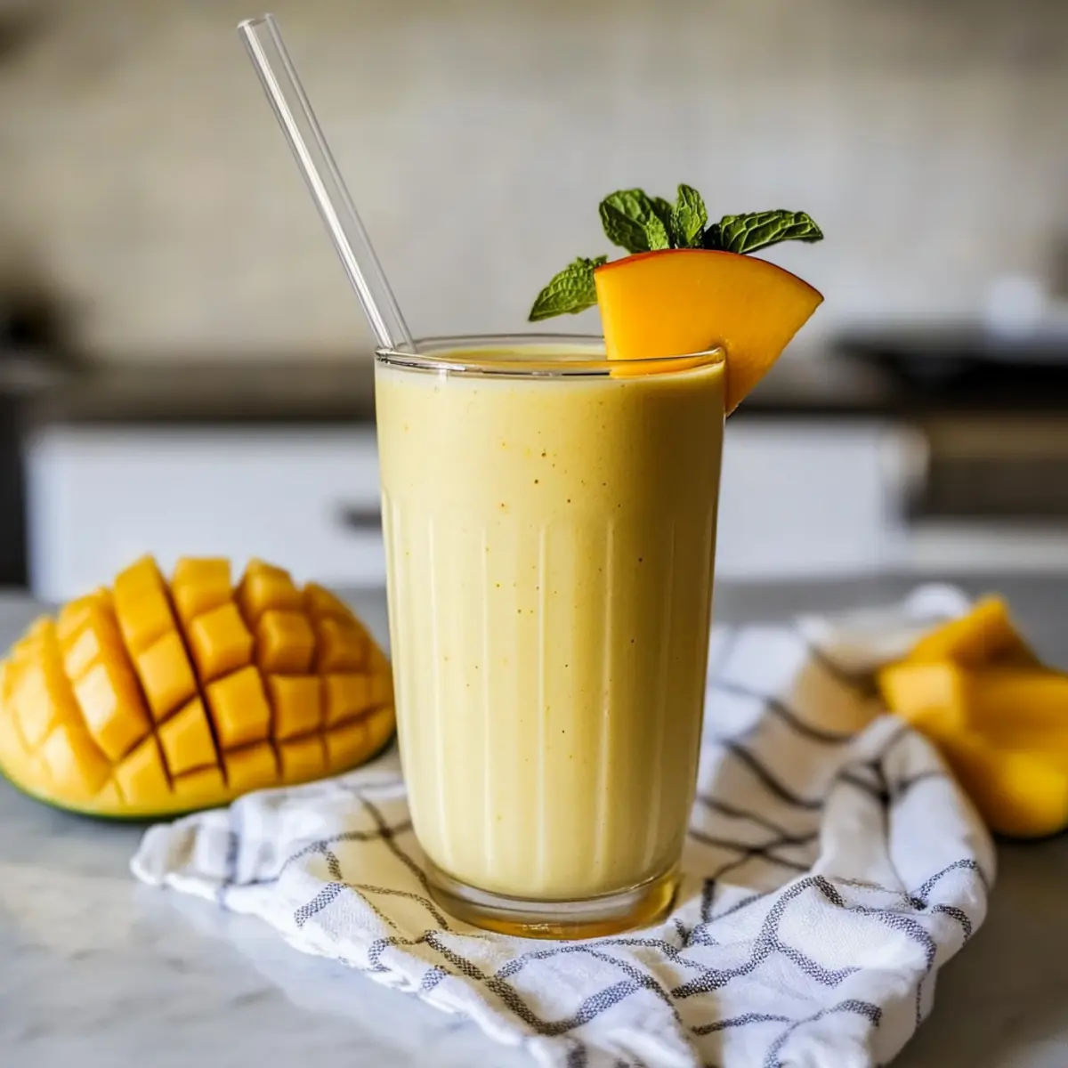 Revitalize Your Day with a Creamy Mango Orange Smoothie