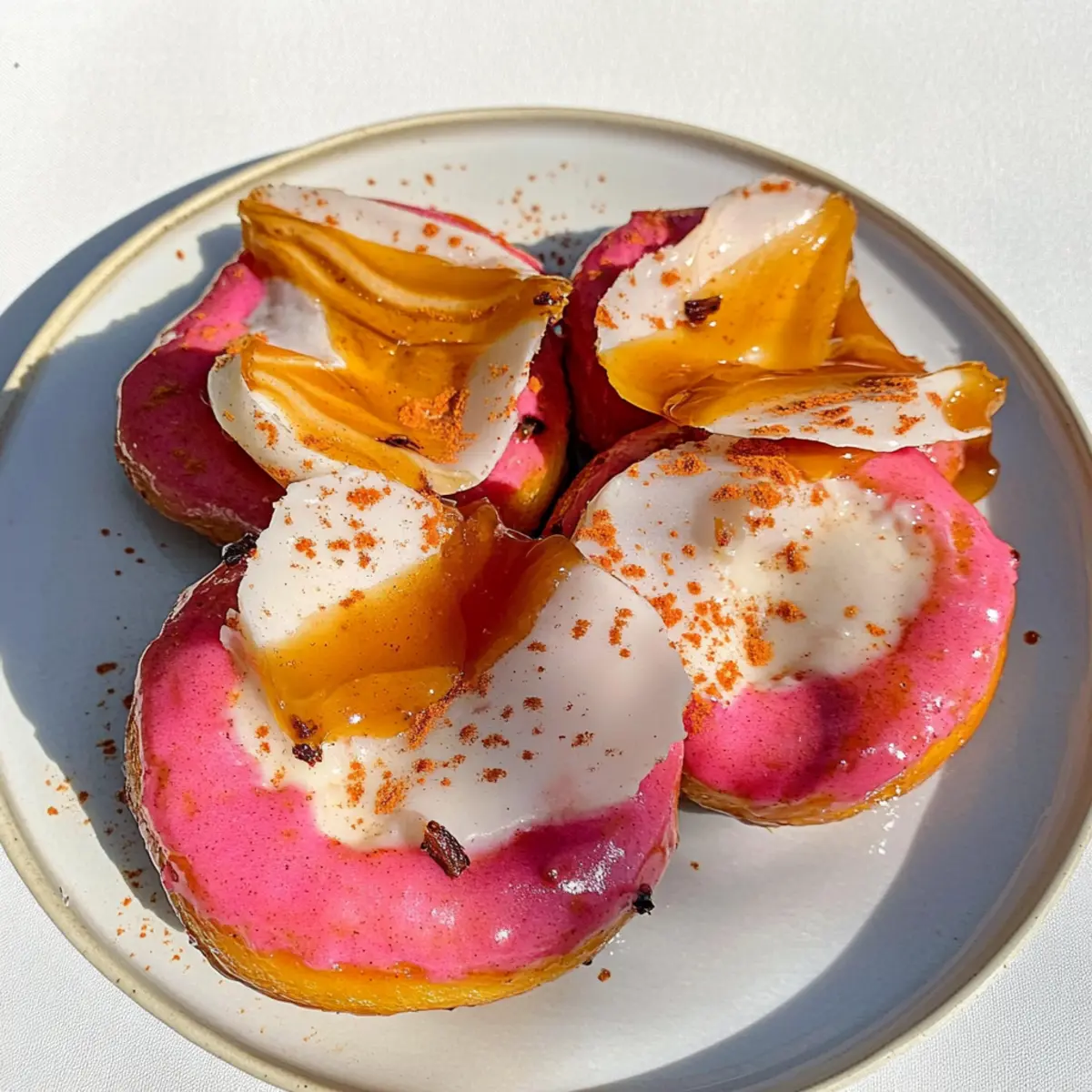Hibiscus & Orange Poached Pears for a Luxurious Dessert Delight