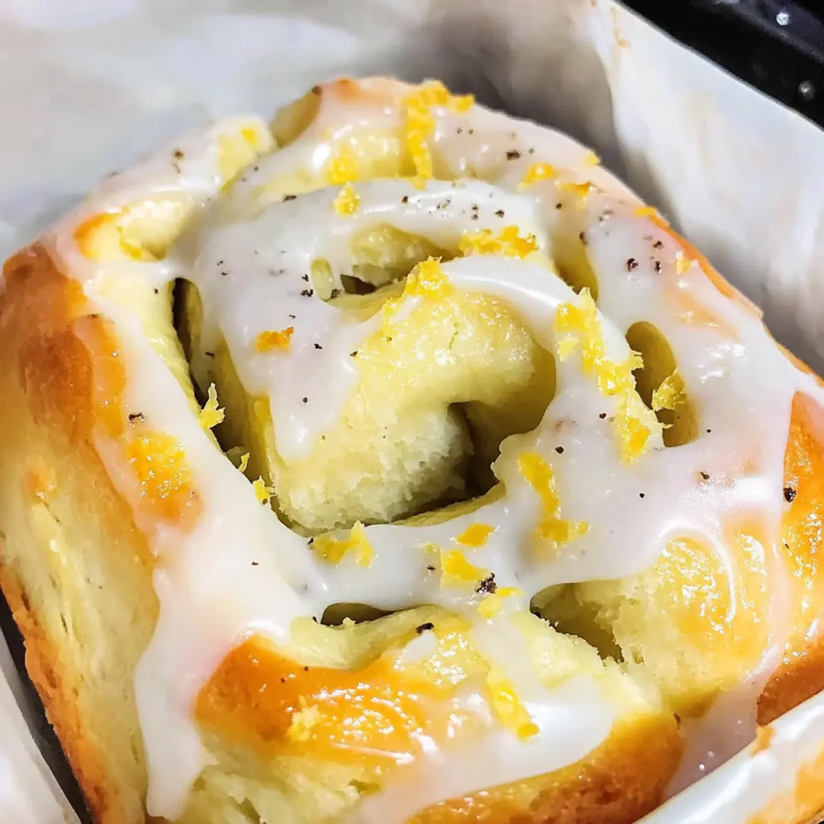 Irresistibly Fluffy Lemon Rolls with Gooey Centers