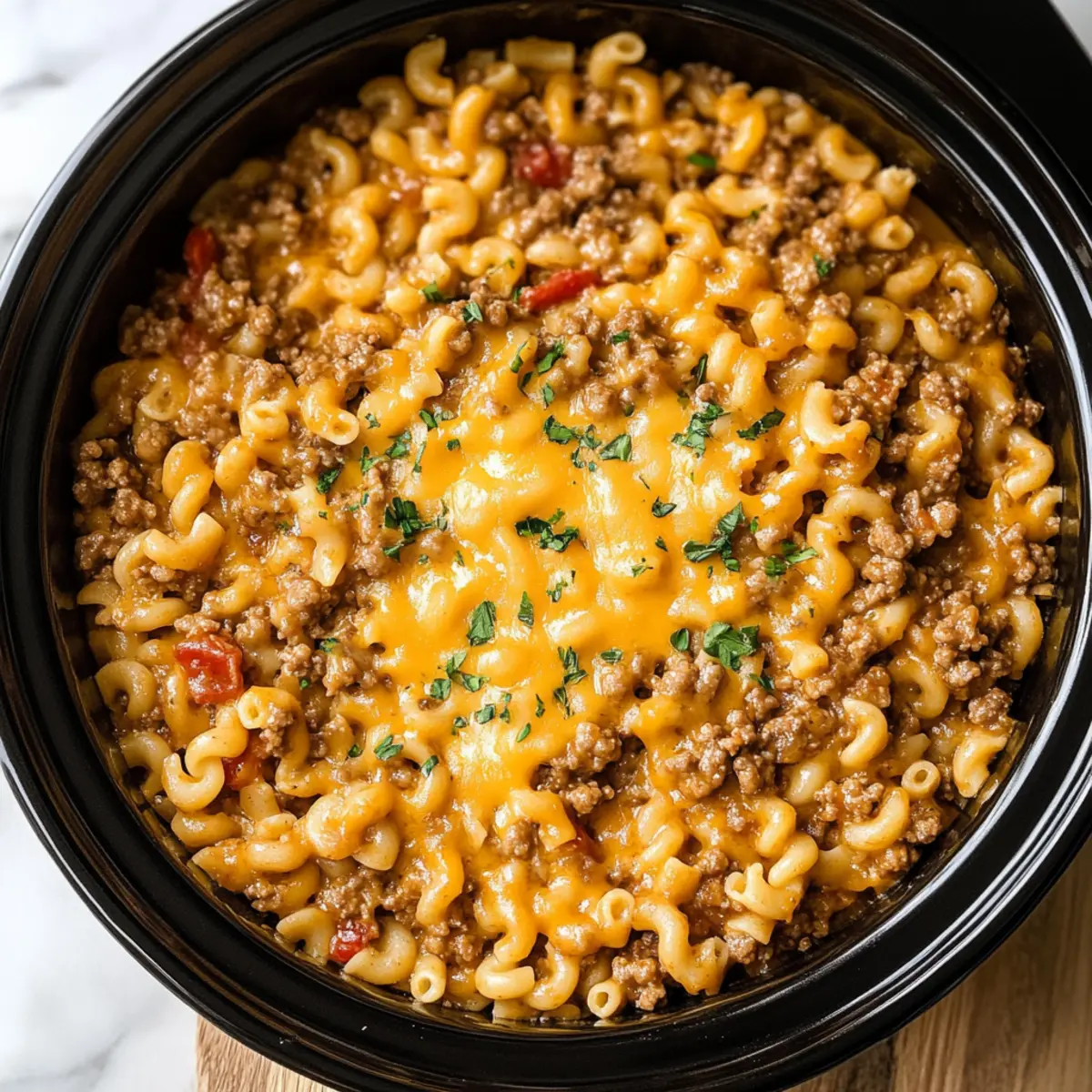 Savory Slow Cooker Hamburger Helper for Cozy Family Nights