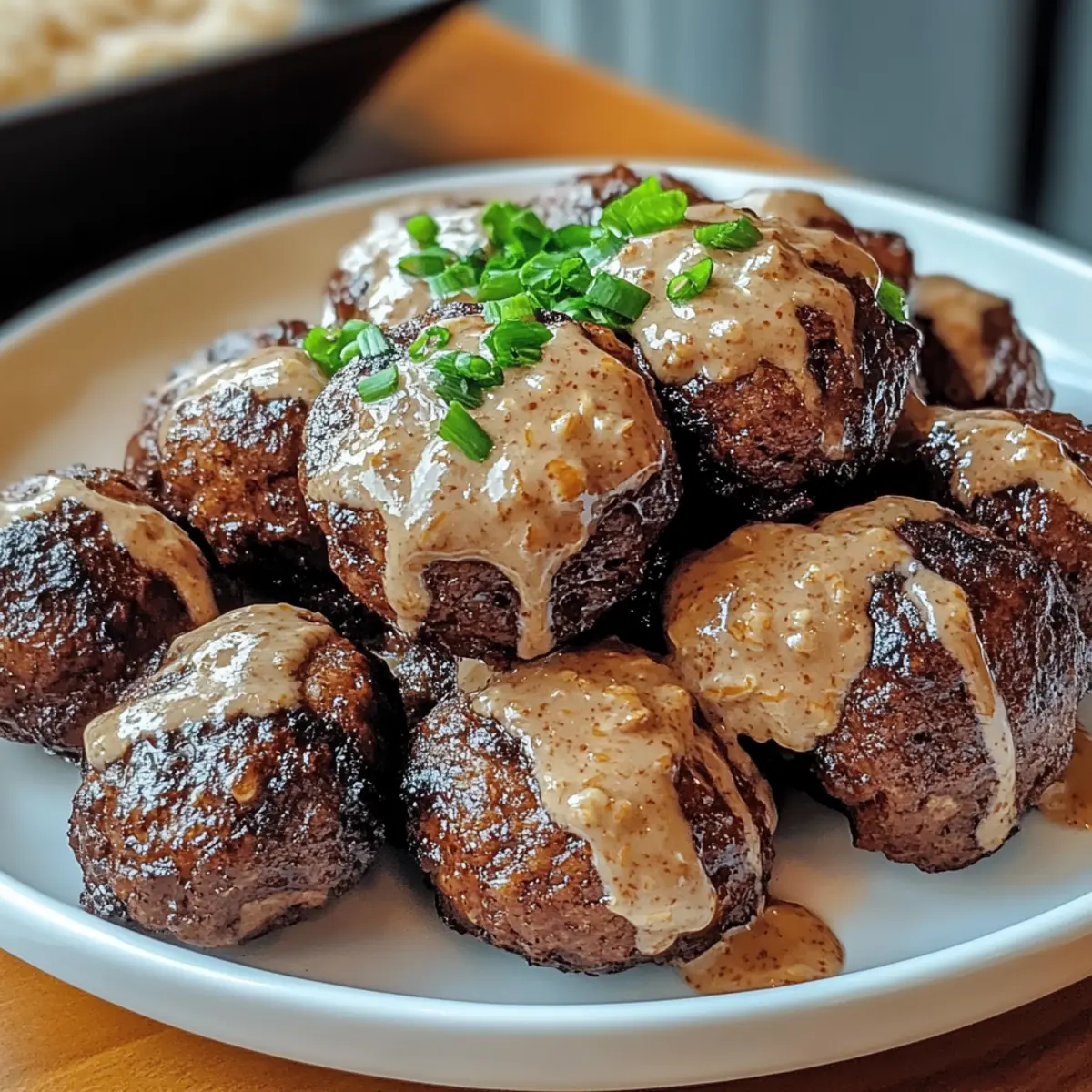 Savory Korean BBQ Meatballs with Zesty Spicy Mayo Dip