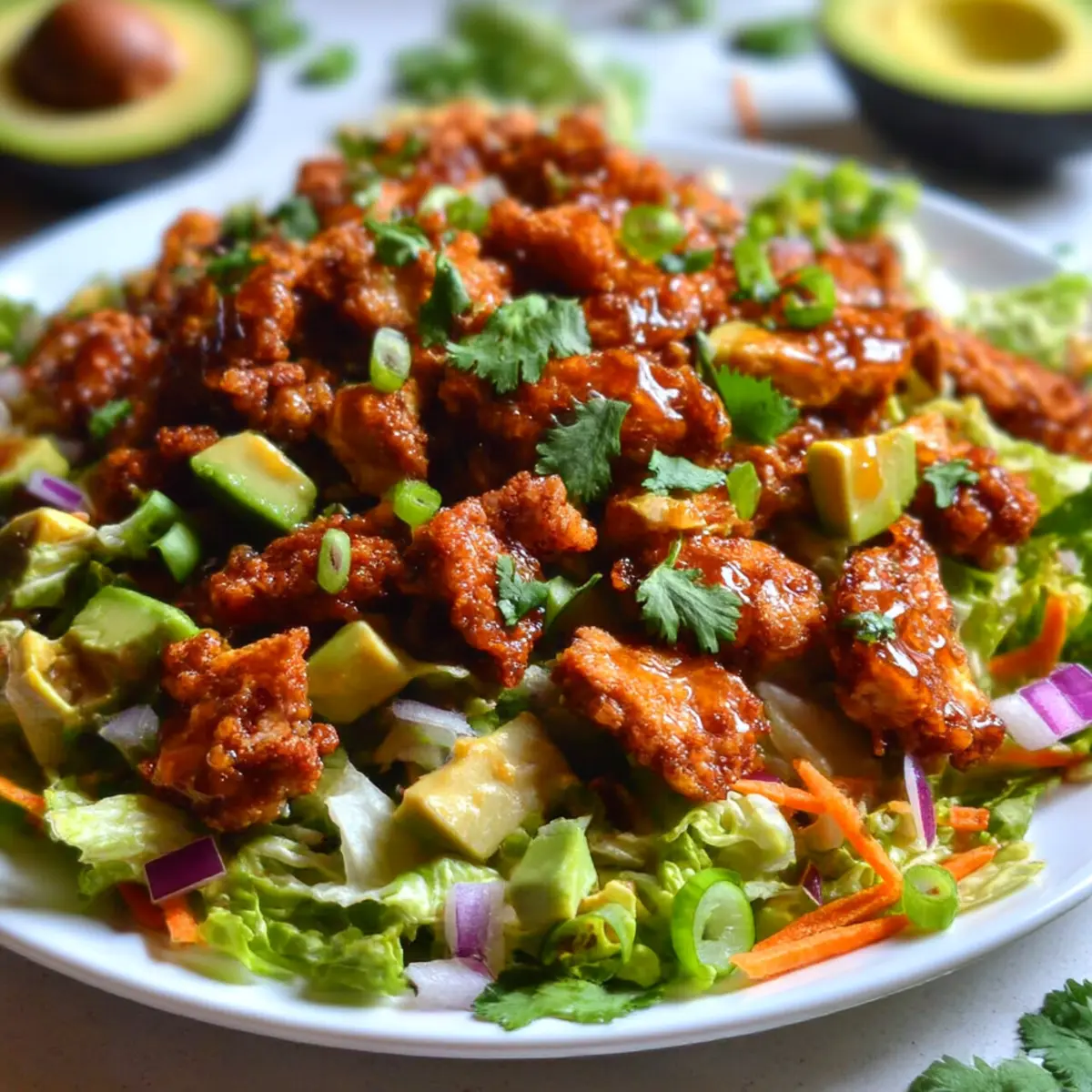 Quick Honey Lime Chicken Avocado Salad That Dances with Flavor