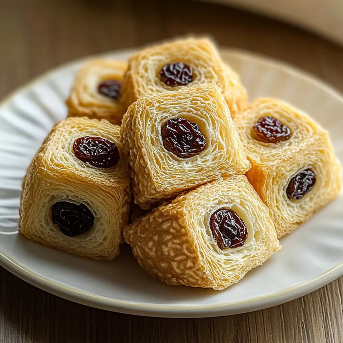 Crispy Wafer Rolls with Raisins – Your New Favorite Snack!