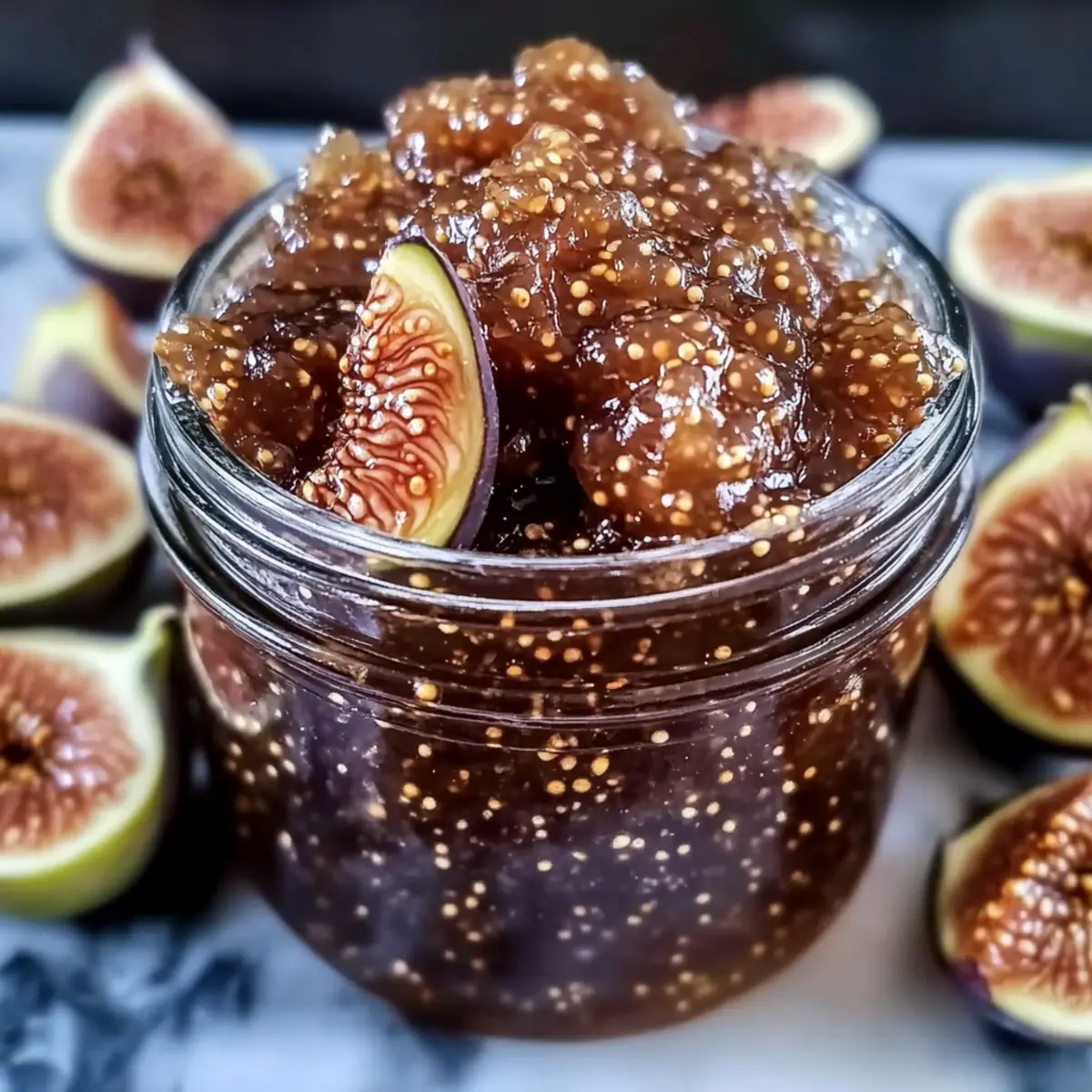 Irresistibly Sweet Homemade Fig Jam with Balsamic Twist