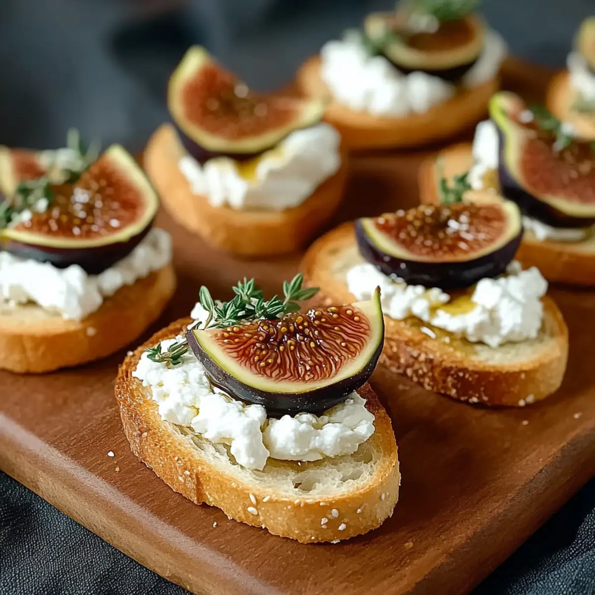 Delicious Fig Jam Goat Cheese Crostini for Effortless Entertaining